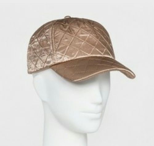 quilted baseball cap